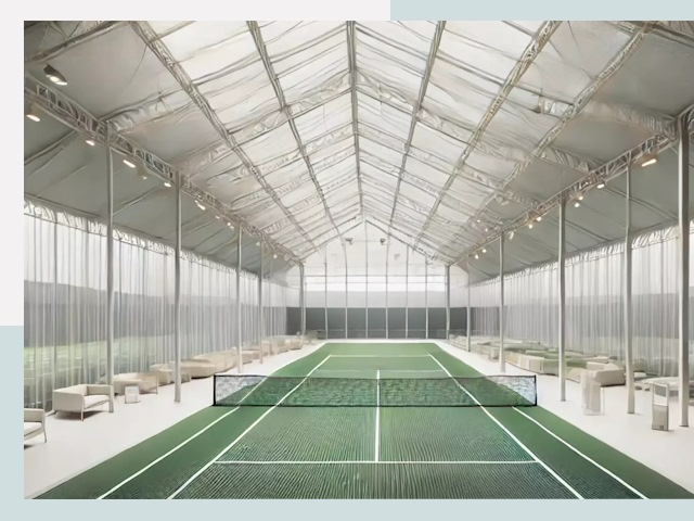 Строительство теннисных кортов в Урае