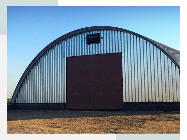 Арочные ангары в Урае
