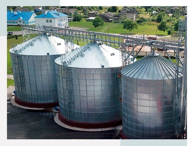 Металлические силосы в Урае