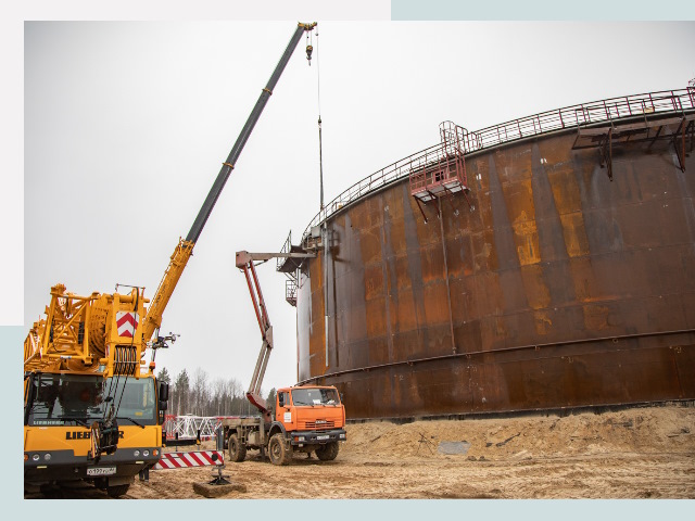 Монтаж резервуаров в Урае от 625 руб. за м³