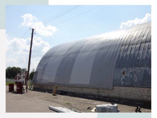 Ремонт ангаров в Урае