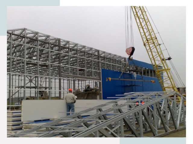 Монтаж ангаров в Урае